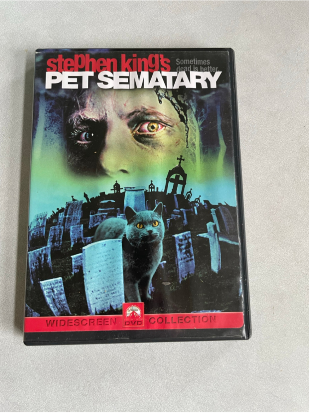 Stephen King's Pet Sematary DVD Widescreen Collection Black Blue